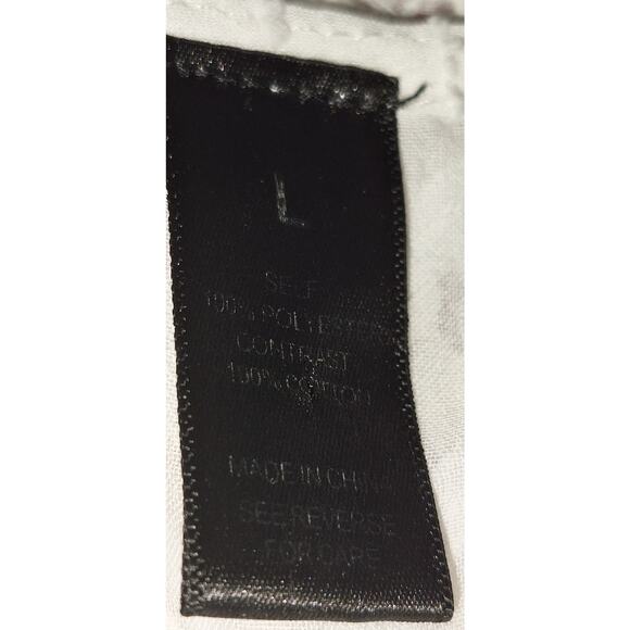 BKE Red Women Large White Lace Open Back High/Low Blouse Boho Festival Top - Picture 5 of 7